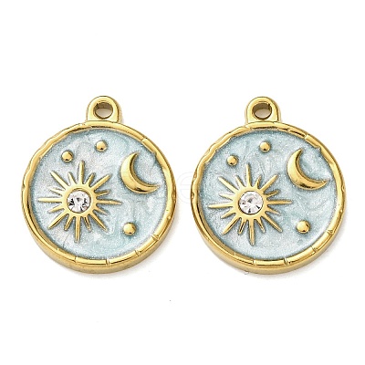 304 Stainless Steel Pendants STAS-N129-13A-G04-1