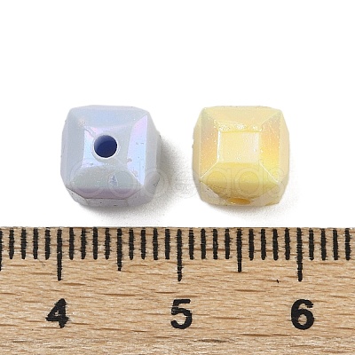 Opaque Acrylic Beads OACR-C022-15-1
