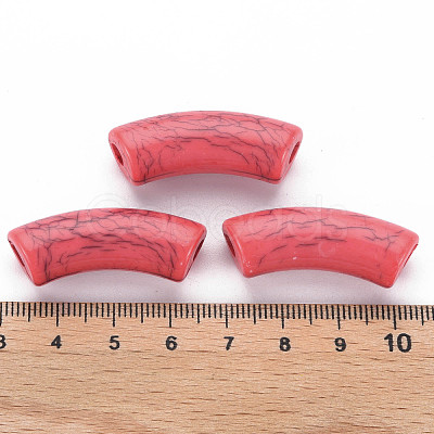 Opaque Crackle Acrylic Beads MACR-S372-001N-005-1