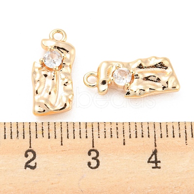 Brass Pendants KK-E090-13G-1
