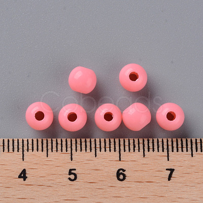 Opaque Acrylic Beads MACR-S370-C6mm-A04-1