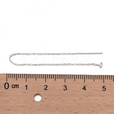 925 Sterling Silver Ear Stud Findings X-STER-I014-03S-1
