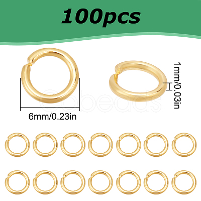 100Pcs 304 Stainless Steel Open Jump Rings STAS-LP0001-38G-04-1