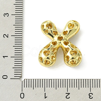 Rack Plating Brass Cubic Zirconia Pendants KK-S378-02G-X-1