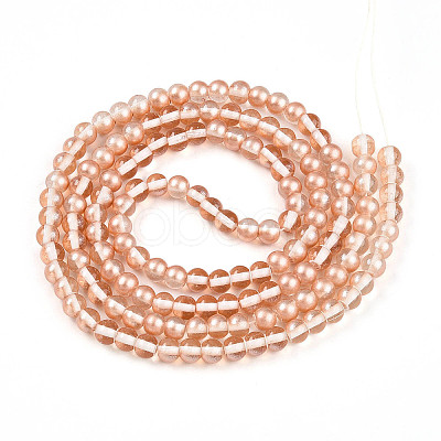 Baking Paint Transparent Glass Beads X1-DGLA-N011-6mm-04-1