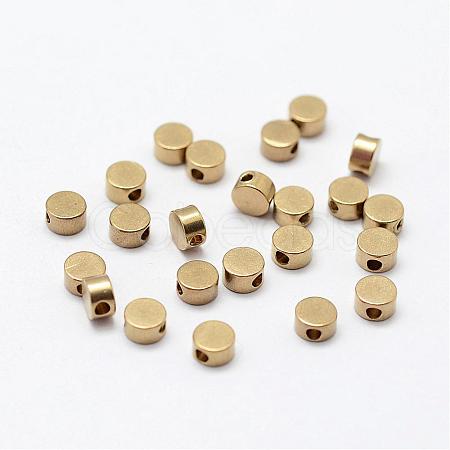 Brass Beads KK-P095-35-A-1