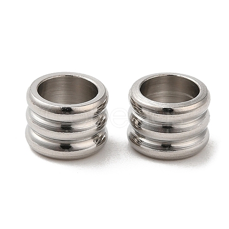 Non-Tarnish 304 Stainless Steel European Beads LS-STAS-H214-04P-1
