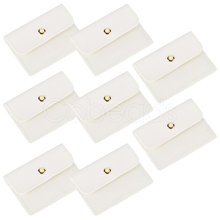 8Pcs Portable Imitation Leather Jewelry Bags for Travel ABAG-SP0001-38A-1