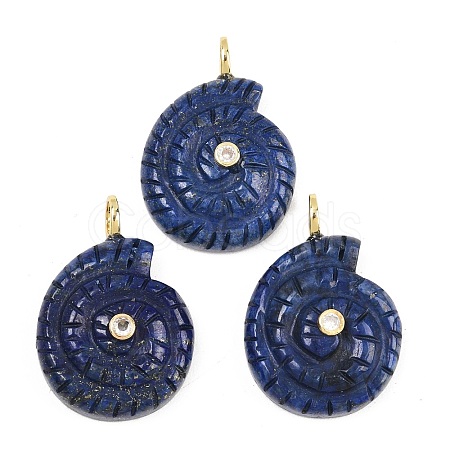Dyed Natural Lapis Lazuli Pendants G-H353-02G-05-1