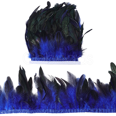 1 Bundle Fashion Feather Cloth Strand Costume Accessories DIY-GF0012-59B-1