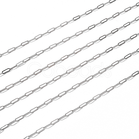 Brass Paperclip Chains CHC-T008-07P-1