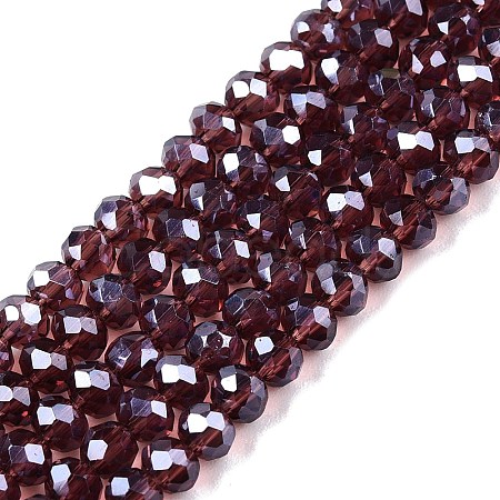 Electroplate Glass Beads Strands EGLA-A044-T3mm-A13-1
