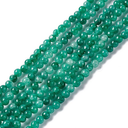 Natural White Jade Beads Strands G-C247-02D-1