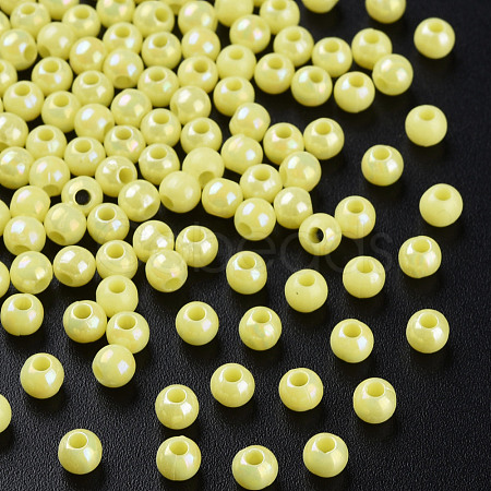 Opaque Acrylic Beads MACR-S371-11-I07-1