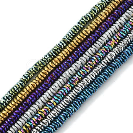 Electroplated Synthetic Non-Magnetic Hematite Beads Strands G-M01-1