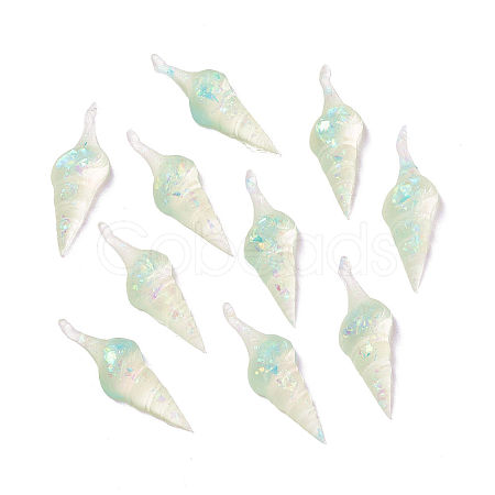 Transparent Epoxy Resin Cabochons CRES-T020-08A-1