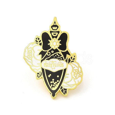 Alloy Enamel Pins for Backpack Clothes JEWB-G020-11G-1