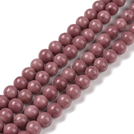 Grade A Natural Rhodonite Beads Strands G-E571-23A-1