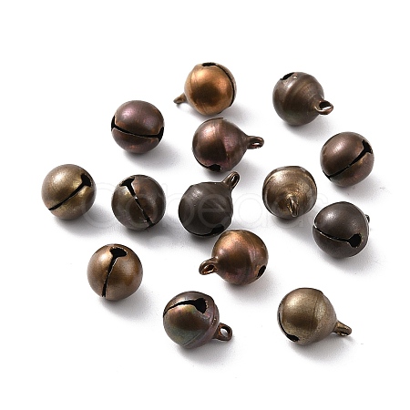 Brass Bell Pendants KK-F749-05C-12mm-1