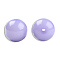 Opaque Resin Beads, Round, Medium Purple, 12x11.5mm, Hole: 1.6~1.8mm