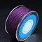 Round Nylon Cords, Milan Cords/Twisted Cords, Purple, 2.5mm, about 10.93 yards(10m)/roll