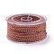 Macrame Cotton Cord, Braided Rope, with Plastic Reel, for Wall Hanging, Crafts, Gift Wrapping, Colorful, 1mm, about 30.62 Yards(28m)/Roll