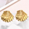 304 Stainless Steel Stud Earrings SA-CBA46AF-06G-01-1