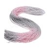 Transparent Gradient Color Glass Beads Strands GLAA-G101-2mm-02-2