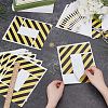 50Pcs PVC Self-Adhesive Safety Labels DIY-OC0016-18-3