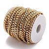 304 Stainless Steel Cuban Link Chain STAS-B019-02B-G-4