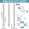 Iron Notebook 3-Ring Loose Leaf Book Binder Hinged Clamp LS-FIND-WH20007-15D-P-2