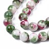 Natural Dyed Persian Jade Gemstone Bead Strands G-R271-8mm-XP06-4