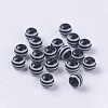 Round Striped Resin Beads RESI-R158-6mm-11-1