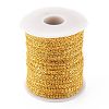 Brass Flat Oval Cable Chains CH030-G-4