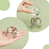 Butterfly Zinc Alloy Crystal Ball Display Bases AJEW-WH0796-07A-3