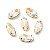 K9 Glass Light AB(LA) Effect Horse Eye Sew on Rhinestone GLAA-Q097-01A-G01-1