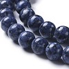 Natural Labradorite Beads Strands X-G-E383-8mm-05-3