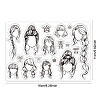 Custom Summer Theme PVC Plastic Clear Stamps DIY-WH0631-0469-2