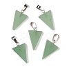 Natural Green Aventurine Pendants G-B127-04P-02-2