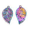 Rainbow Color Alloy Pendants PALLOY-N156-149-NR-3