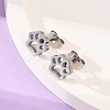 Tarnish Resistant 304 Stainless Steel Stud Earrings EJEW-F227-14P-1