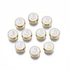 Alloy Enamel Beads X-ENAM-N052-006-01J-RS-1