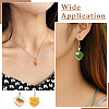 10Pcs 5 Colors Transparent Glass Pendants GLAA-TA0001-73-7