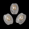 Natural Quartz Crystal European Beads GG-CBA9389-01J-1