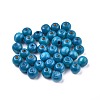 Dyed Natural Wood Beads X-WOOD-Q006-8mm-02-LF-2