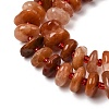 Natural Red Rabbit Fur Rutilated Quartz Beads Strands G-L649-C06-01-4