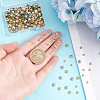 400Pcs 4 Style 304 Stainless Steel Bead Caps STAS-UN0042-70-2