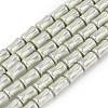 Electroplate Opaque Glass Imitation Pearl Beads Strands EGLA-H113-07D-1