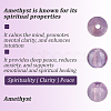 Natural Grade B Amethyst Beads G-PA0002-59A-7