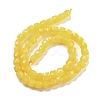 Natural Quartz Imitation Yellow Agate Beads Strands G-C179-B12-01-3